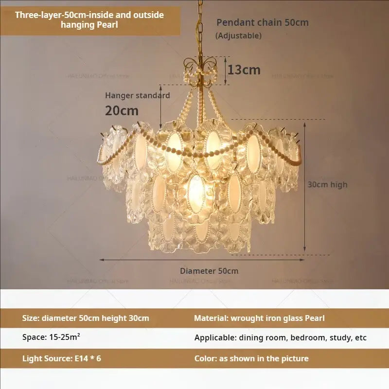 DecorBites™ Crystal Chandelier: Modern Luxury for Living Room & Bedroom