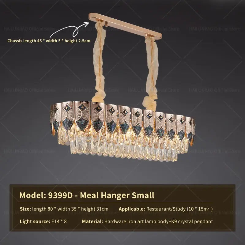 DecorBites™ Crystal Chandelier: Modern Luxury for Living Room, Bedroom, Dining Room