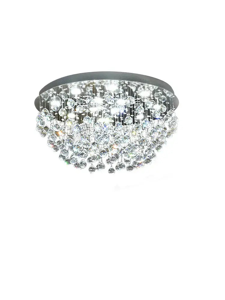DecorBites™ Crystal Chandelier: Modern Luxury LED Ceiling Lamp for Living Room and Bedroom