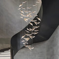 DecorBites™ Crystal Chandelier: Modern Luxury Lighting for Living Room, Villa, Hotel, and Loft