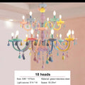 Modern macaron color decorbites crystal chandelier children room