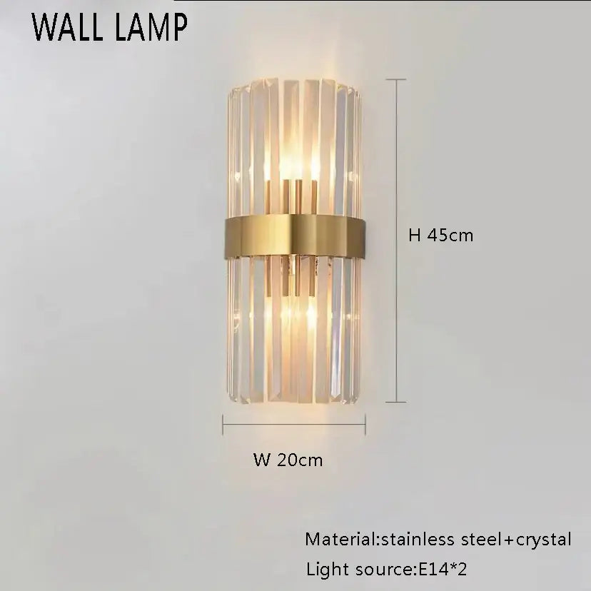 Modern gold interlocking ring decorbites crystal chandelier living room