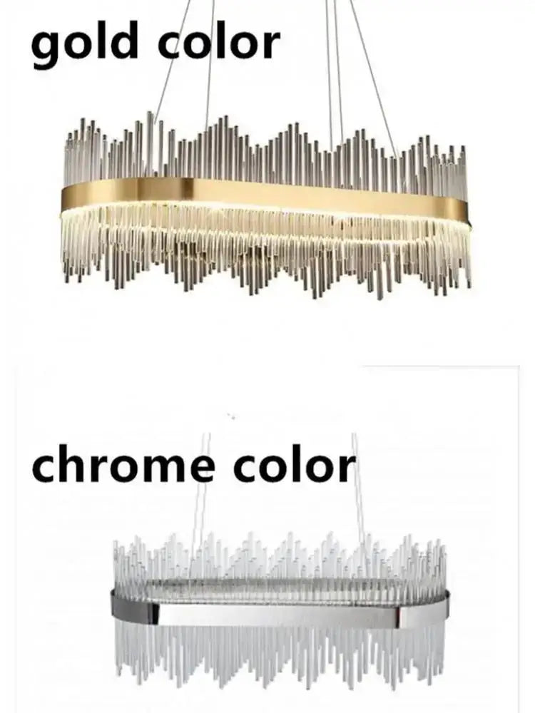 DecorBites™ Crystal Chandelier Pendant Light Modern Luxury Dining Room Bedroom Lamp