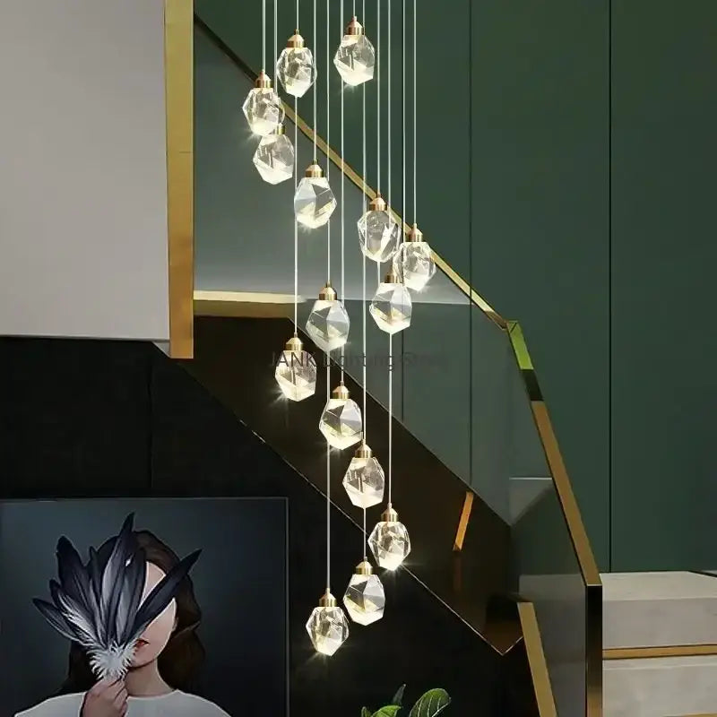 DecorBites™ Crystal Chandelier Pendant Lights for Elegant Home Decor
