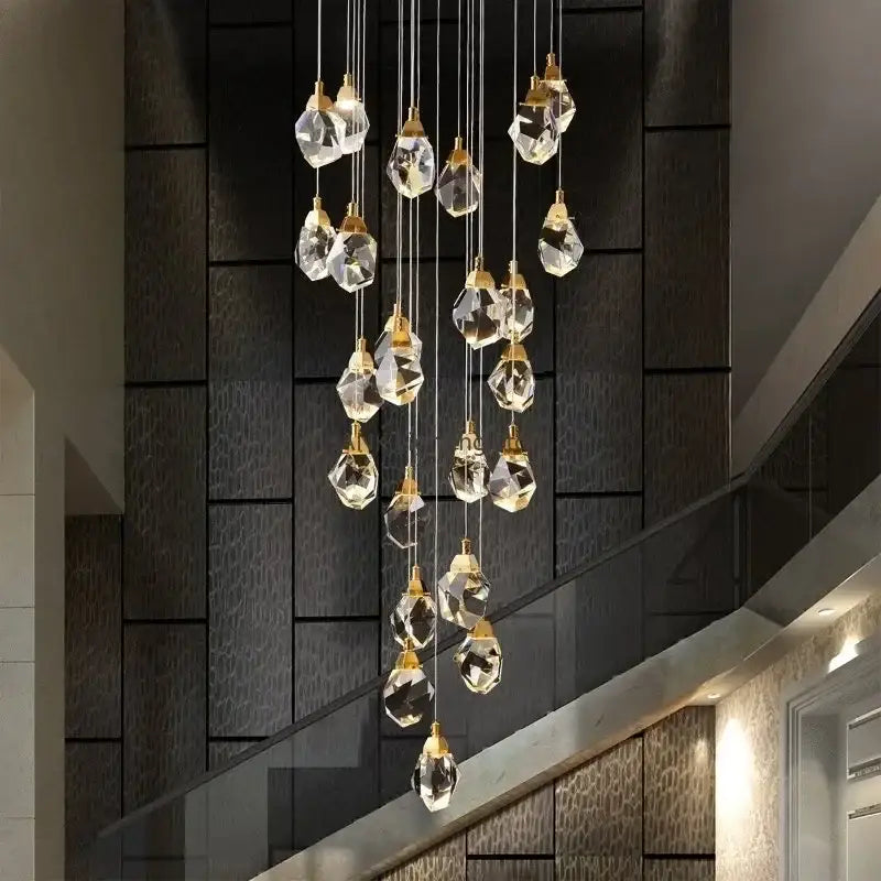 DecorBites™ Crystal Chandelier Pendant Lights for Elegant Home Decor