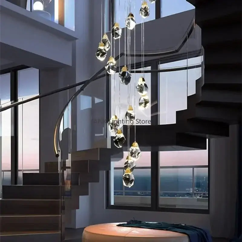DecorBites™ Crystal Chandelier Pendant Lights for Elegant Home Decor