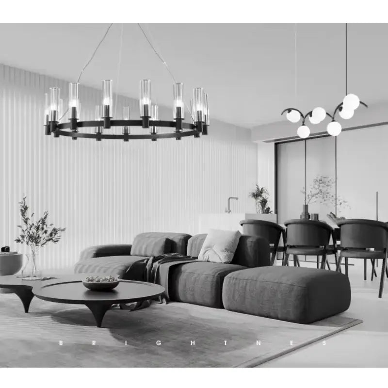 DecorBites™ Crystal Chandelier Pendant Lights - Luxury LED Lighting for Living Room