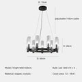 DecorBites™ Crystal Chandelier Pendant Lights - Luxury LED Lighting for Living Room