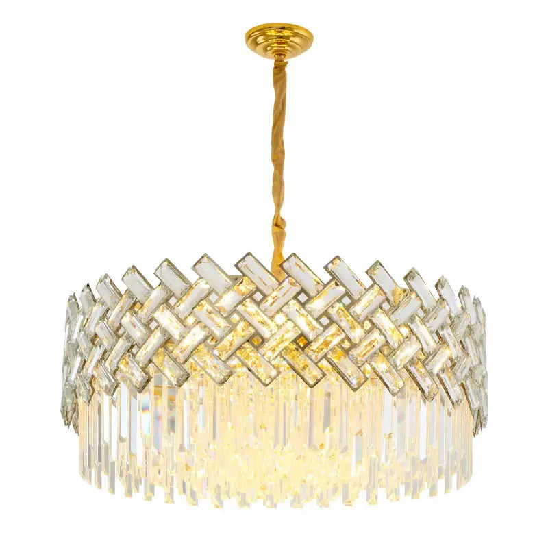 DecorBites™ Crystal Chandelier Pendant Lights, Modern Luxury Ceiling Lamp for Home Decoration