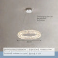 DecorBites™ Crystal Chandelier Ring - Elegant Light Luxury for Living Room, Dining Room & Bedroom