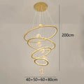 DecorBites™ Crystal Chandelier Stair Pendant Lamp Living Room Pendant Lights Interior Lighting