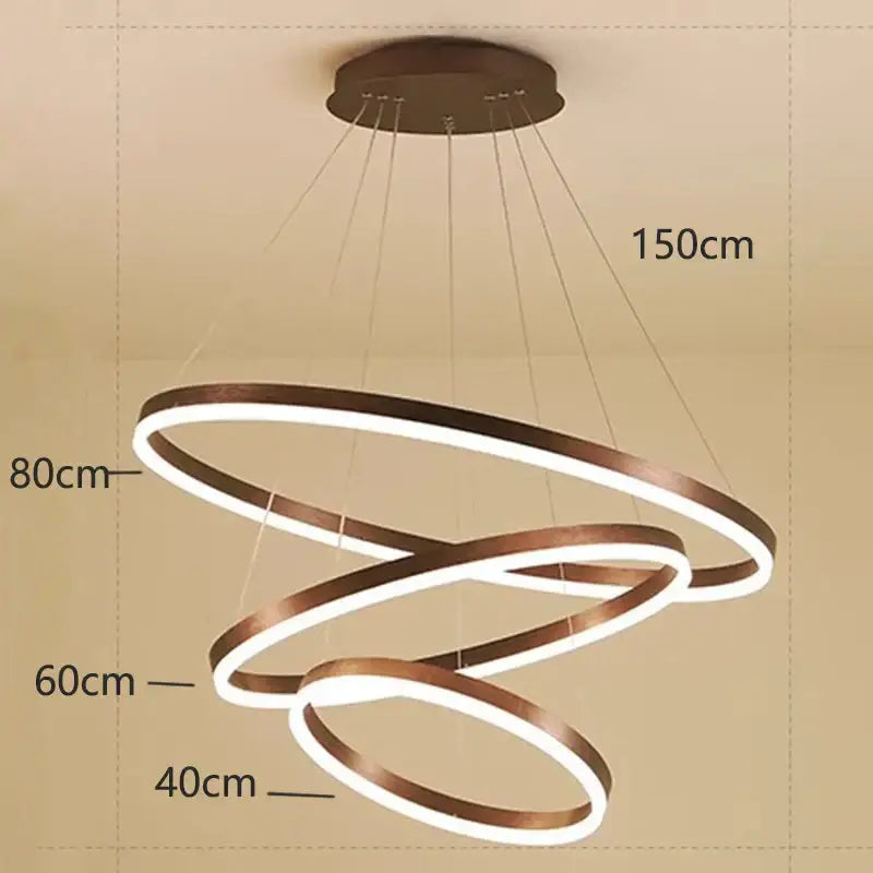 DecorBites™ Crystal Chandelier Stair Pendant Lamp Living Room Pendant Lights Interior Lighting
