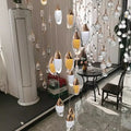 DecorBites™ Crystal Chandelier, Stair Pendant Light, Living Room Lighting