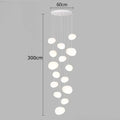 DecorBites™ Crystal Chandelier Stair Pendant Light Modern Living Room Interior Lighting
