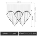 DecorBites™ Crystal Chandelier Table Lamp Set - Modern Minimalist Girl Bedroom & Dining Room