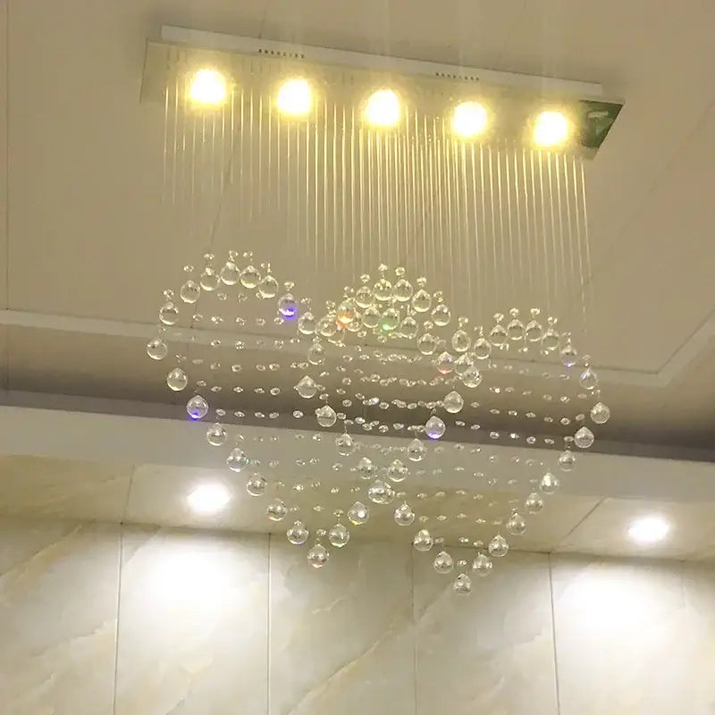 DecorBites™ Crystal Chandelier Table Lamp Set - Modern Minimalist Girl Bedroom & Dining Room