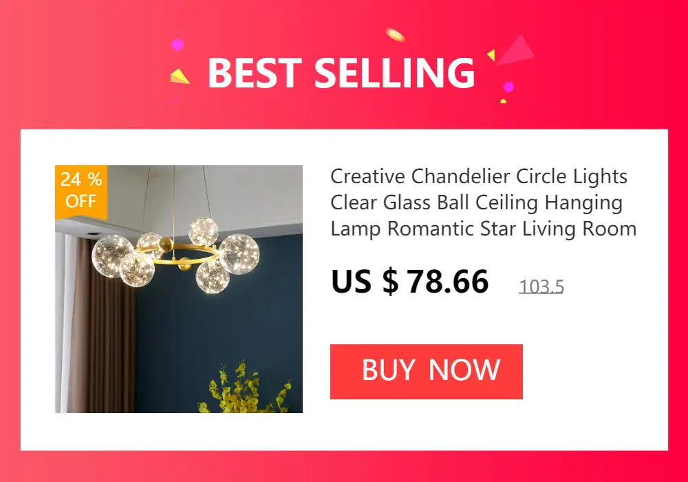 DecorBites™ Crystal Chandelier with Raindrop Crystals
