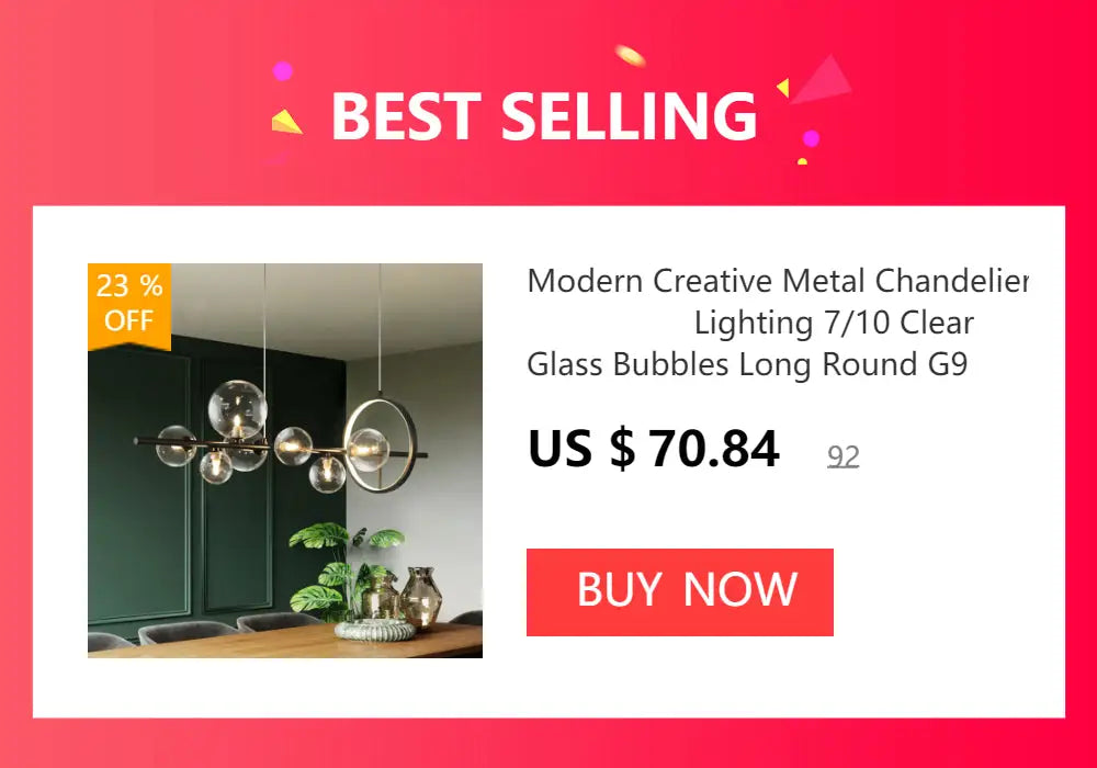 DecorBites™ Crystal Chandelier with Raindrop Crystals