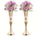 DecorBites™ Crystal Flower Stand Set, 22" Tall Metal Vases