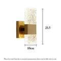 DecorBites™ Crystal LED Wall Sconces | Modern Corrugated Design for Living Room, Bedroom, Aisle