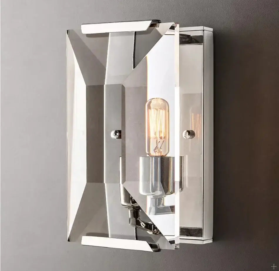 DecorBites™ Crystal LED Wall Sconces - Retro Style Bedroom Living Room Wall Lamp