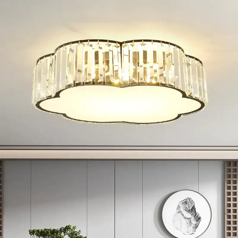 DecorBites™ كريستال لايت: إضاءة سقف عصرية للمطاعم والفنادق لغرفة المعيشة