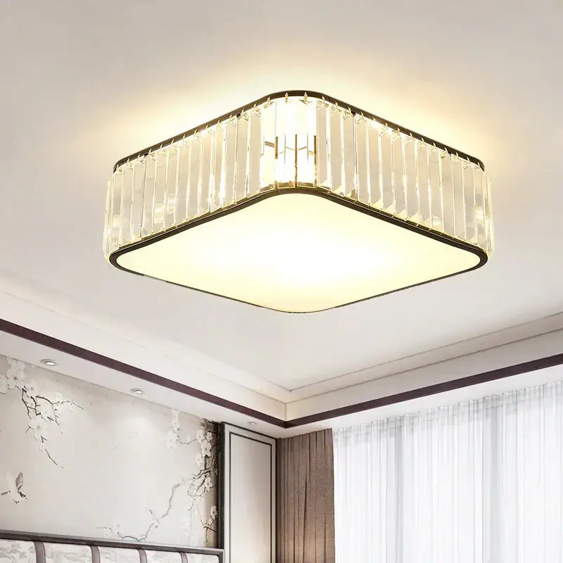 DecorBites™ كريستال لايت: إضاءة سقف عصرية للمطاعم والفنادق لغرفة المعيشة