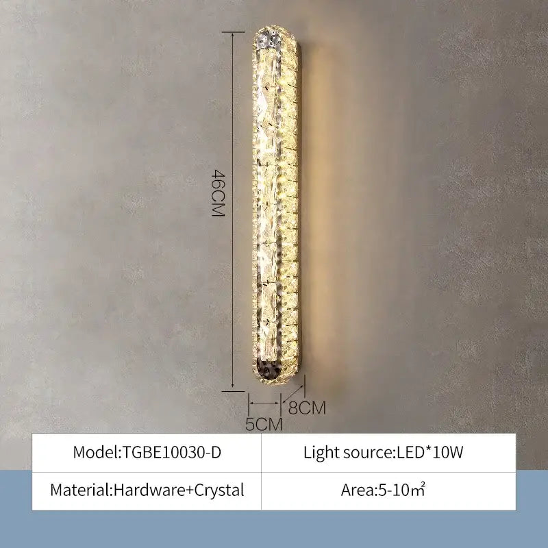 DecorBites™ Crystal Liner Ceiling Chandelier: Modern Luxury Dimmable LED Lighting Fixture