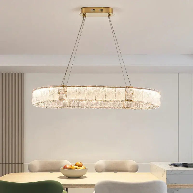 DecorBites™ ثريا غرفة المعيشة الكريستالية، مصابيح زونجشان حديثة ذات أجواء بسيطة
