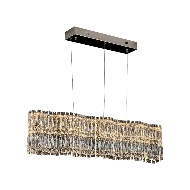 نجفة كريستال لوكس من DecorBites™ لغرفة المعيشة العصرية، إضاءة مطاعم راقية