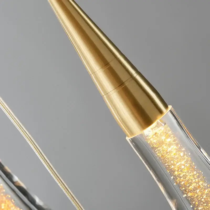 DecorBites™ Crystal Luxury Ceiling Chandelier Staircase Pendant Light for Home Decor
