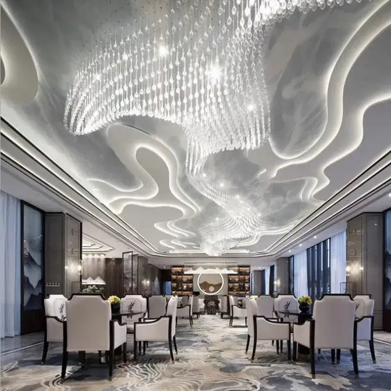 DecorBites™ Crystal Luxury Chandelier for Dining Room and Hotel Lobby