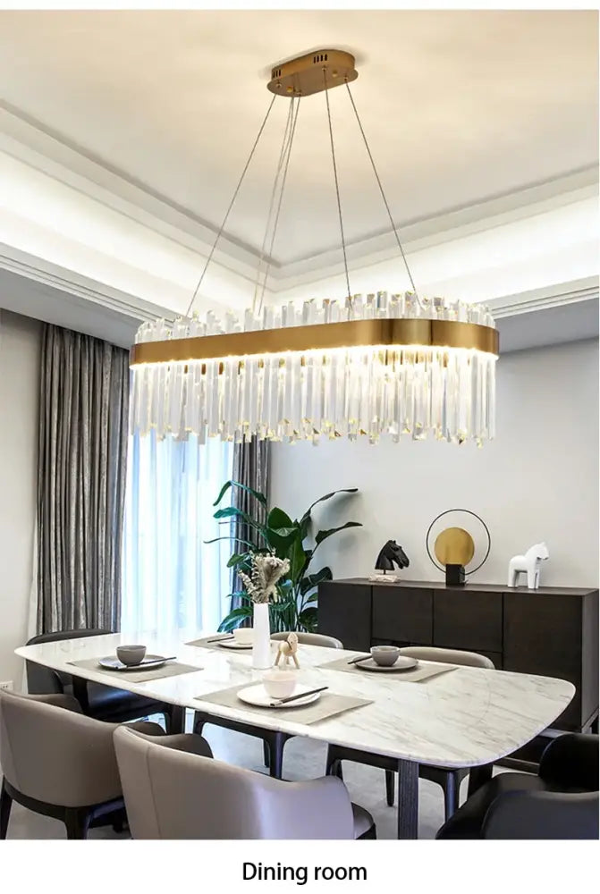 DecorBites™ Crystal Pendant Chandelier for Home Decor