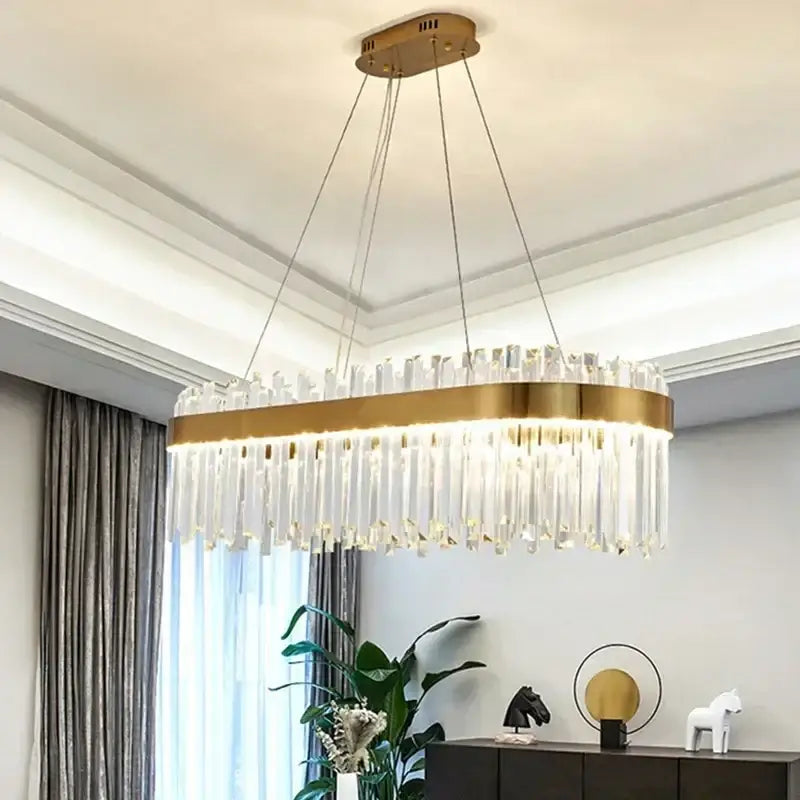 DecorBites™ Crystal Pendant Chandelier for Home Decor