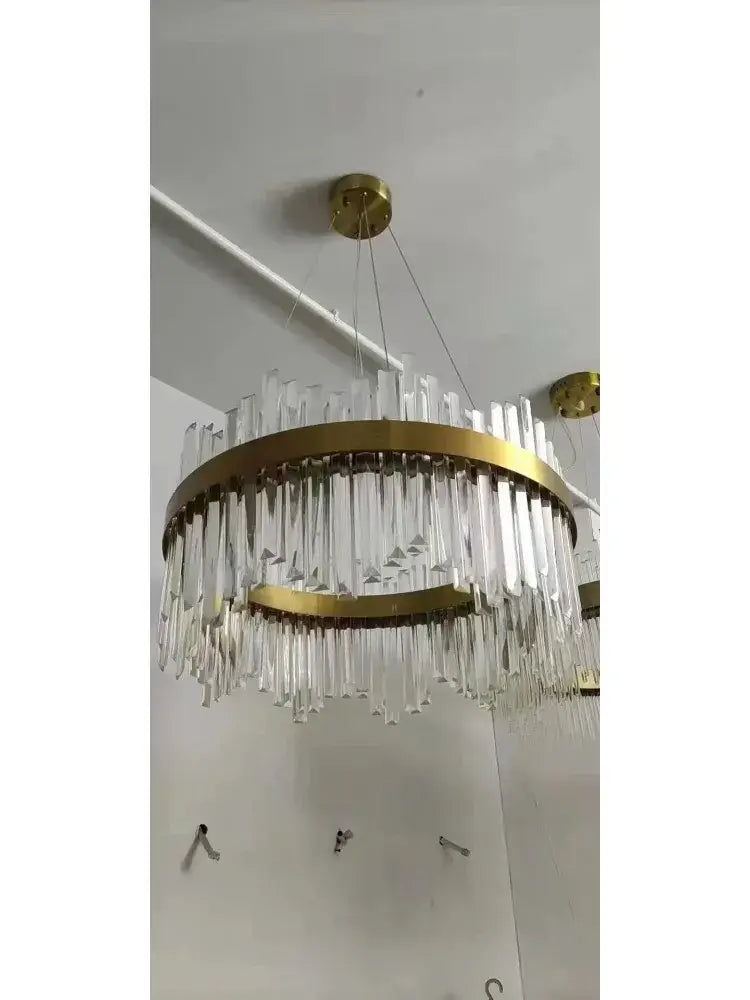 DecorBites™ Crystal Pendant Chandelier for Home Decor
