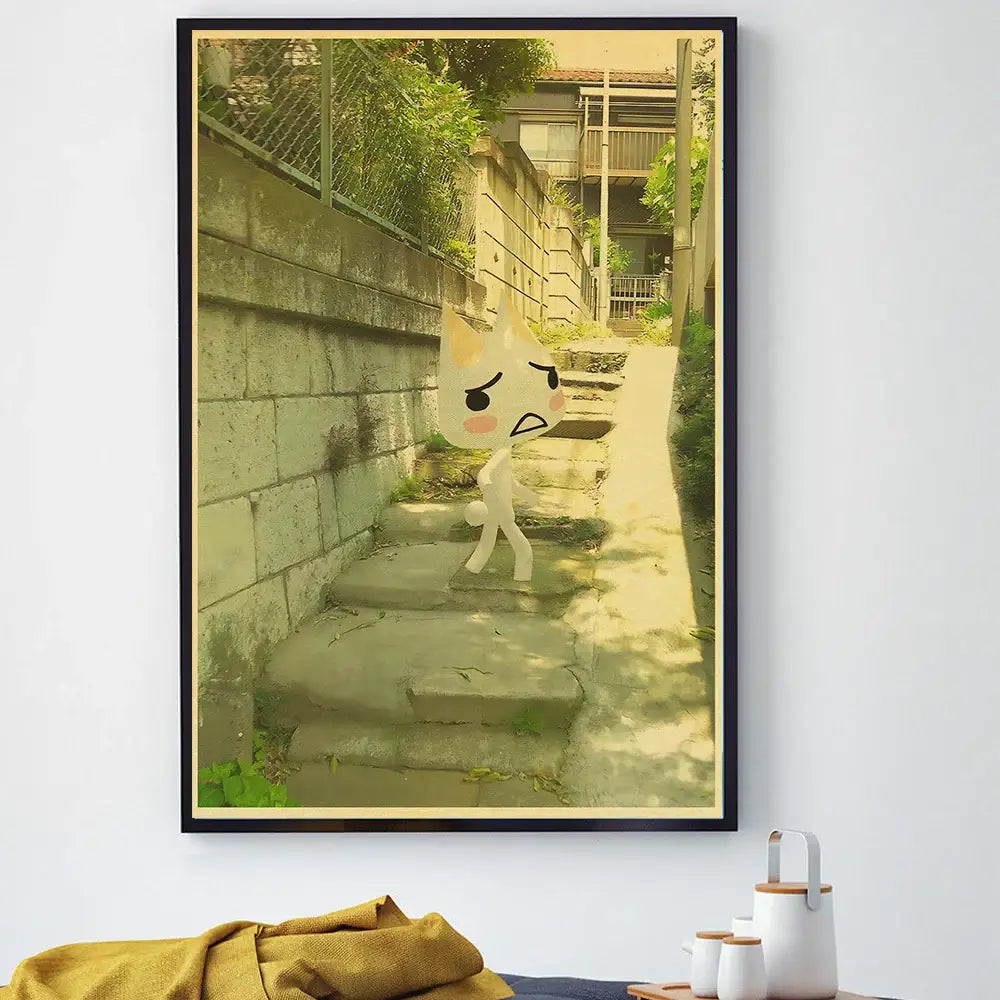 DecorBites™ Cute 3D Cat Poster for Home Decor