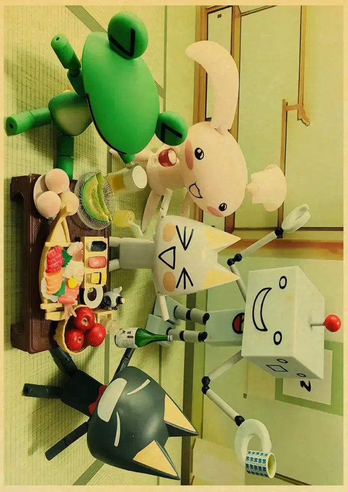 DecorBites™ Cute 3D Cat Poster for Home Decor