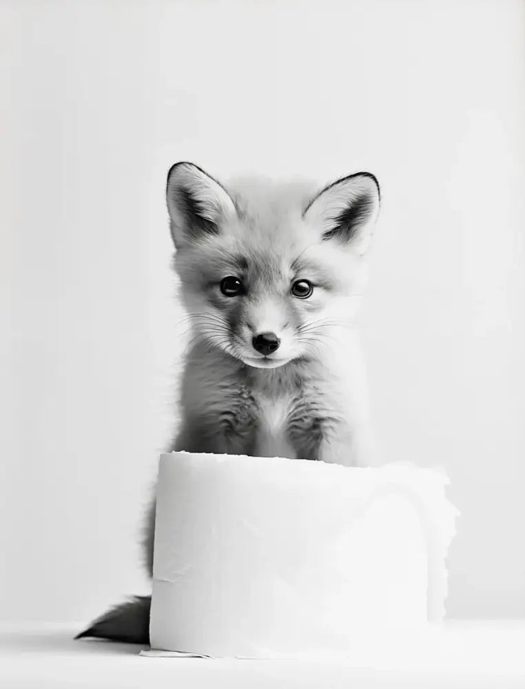 DecorBites™ Cute Animals Canvas Wall Art for Bathroom