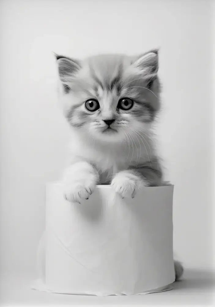 DecorBites™ Cute Animals Canvas Wall Art for Bathroom