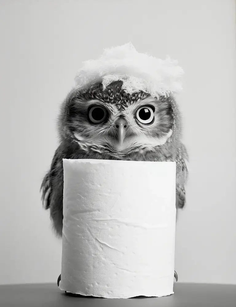 DecorBites™ Cute Animals Canvas Wall Art for Bathroom
