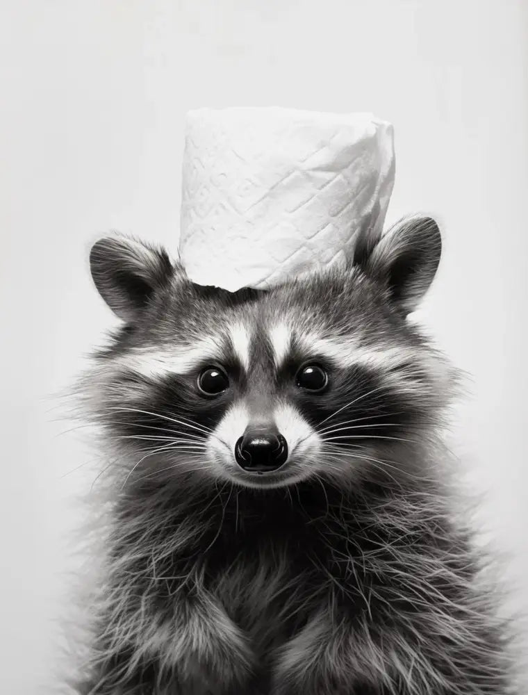 DecorBites™ Cute Animals Canvas Wall Art for Bathroom