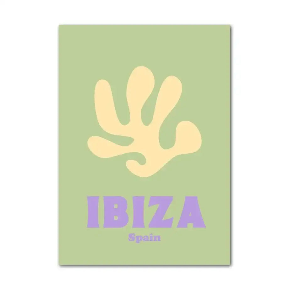 DecorBites™ Danish Pastel Smiley Flower Wall Art Print