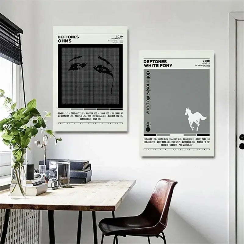 DecorBites™ Deftones Canvas Painting Album Cover Wall Art