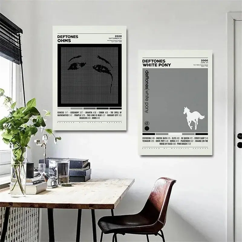 DecorBites™ Deftones Canvas Painting Album Cover Wall Art