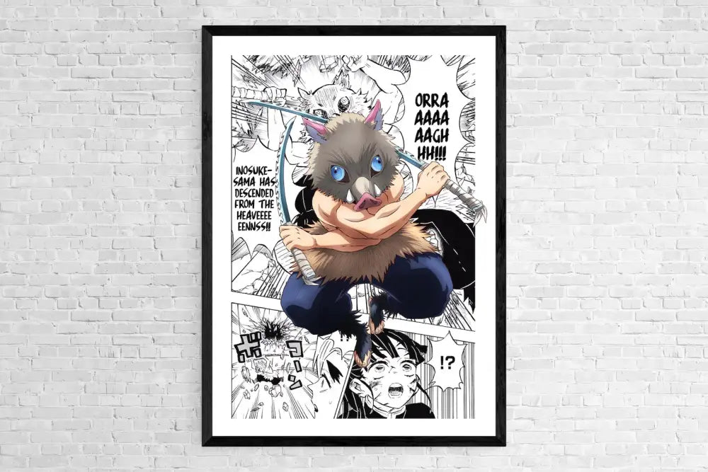 DecorBites™ Demon Slayer Anime Canvas Poster for Home Decor