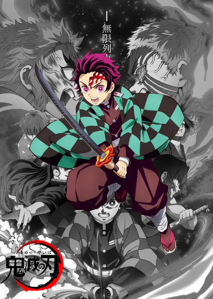 DecorBites™ Demon Slayer Anime Canvas Poster for Home Decor