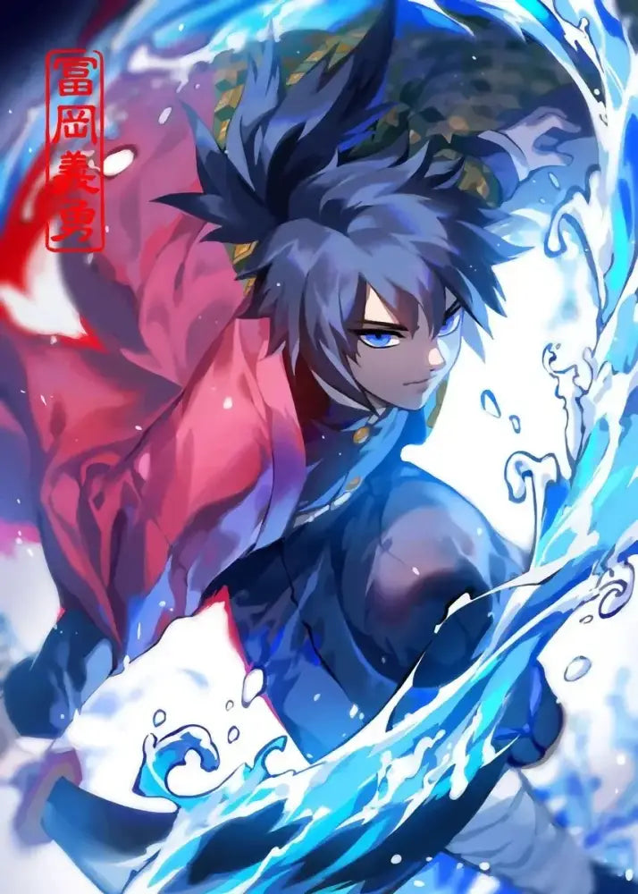 DecorBites™ Demon Slayer Rengoku Art Poster Canvas for Home