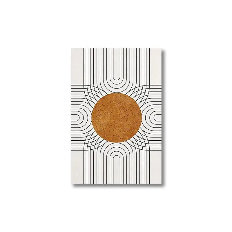 DecorBites™ Desert Plants Geometric Sun Poster Set