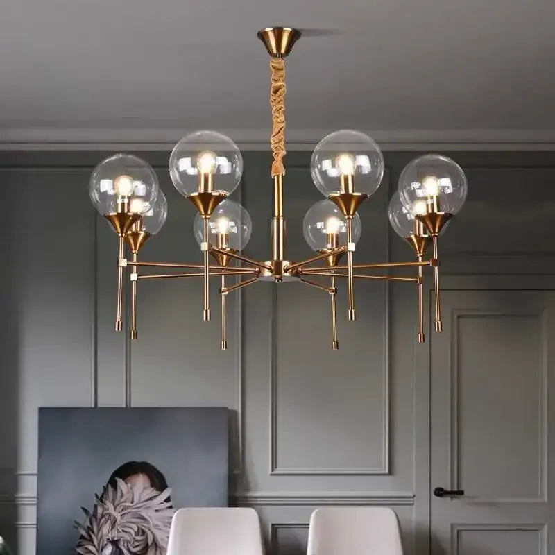 DecorBites™ Designer Metal Chandelier for Modern Living