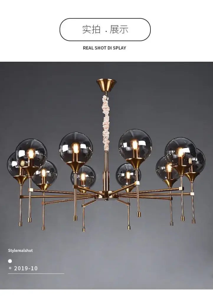 DecorBites™ Designer Metal Chandelier for Modern Living